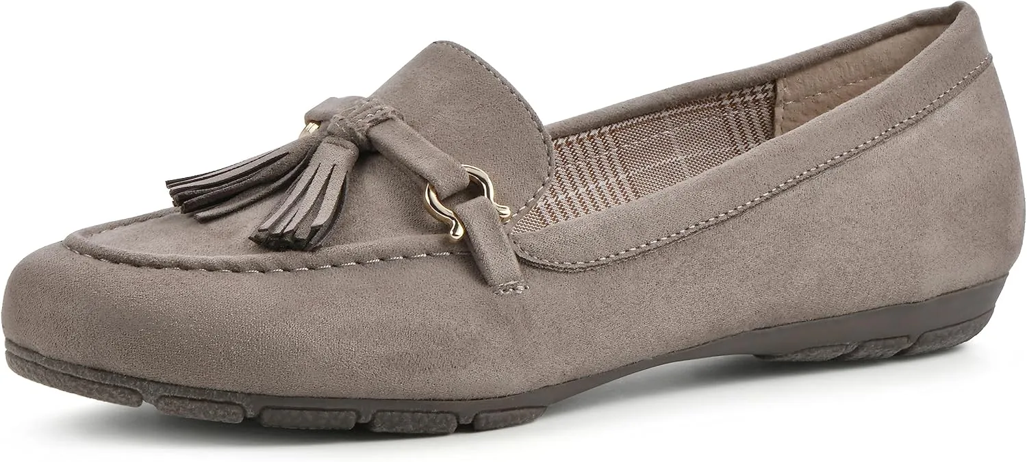 CLIFFS BY WHITE MOUNTAIN Women's Gush Cushioned Driving Moccasin Loafer Flat
