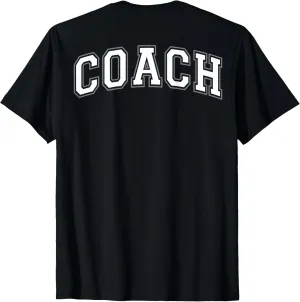 Coach Sports Trainer Vintage White Grey on the back T-Shirt