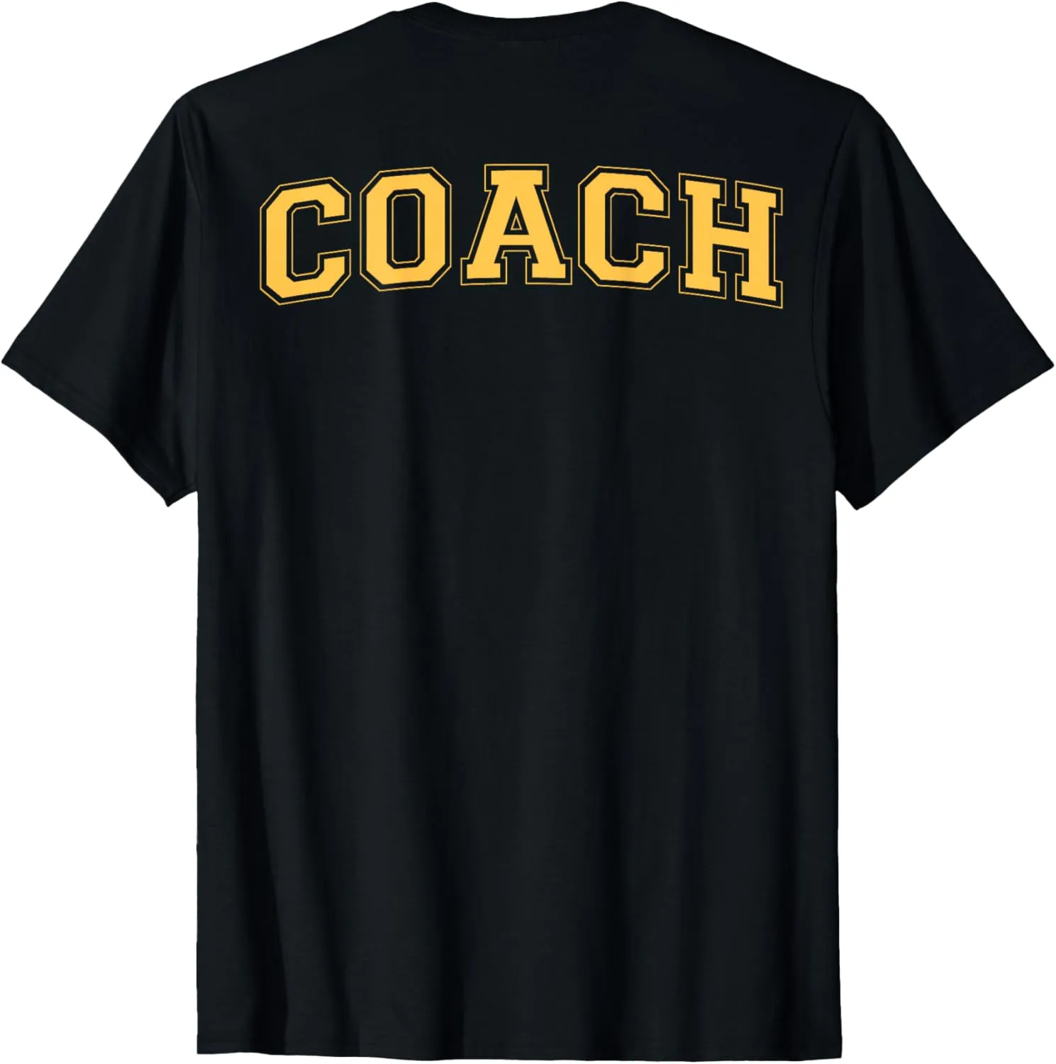 Coach Sports Trainer Vintage Yellow on the back T-Shirt