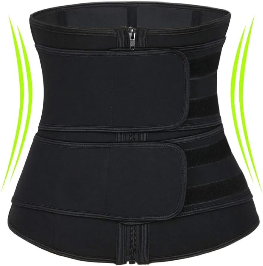 coastal rose Sweat Waist Trainer for Women Waist Cincher Tummy Control Waist Shaper Workout Slim Belly Band