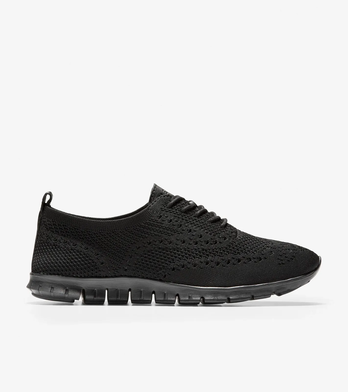 Cole Haan Womens ZERØGRAND Stitchlite Oxford Black Black Knit W17828