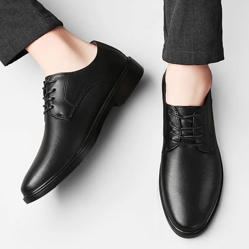Comfort Soft Men Oxford Shoes Men's Casual Business Dress Shoes Classic Lace-up Formal Fashion Sneakers
