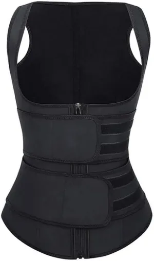 Corset Top Bodysuit Plus Size Black Shapewear Waist Trainer Corset Top