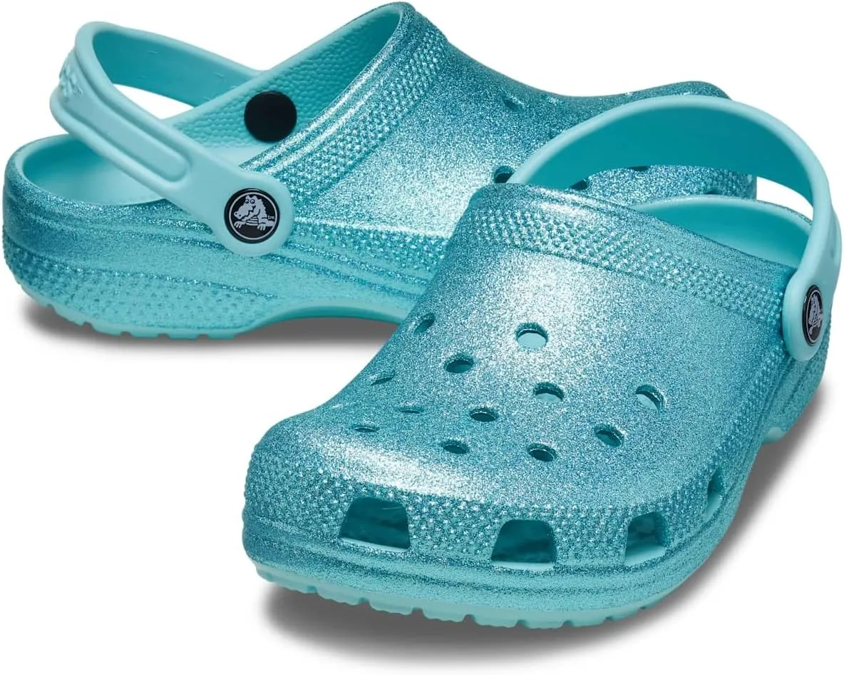 Crocs Kids' Classic Glitter Clog