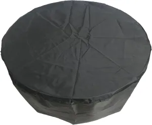 Cubierta Muebles Exterior 48x30in, Fundas para Muebles De Jardãn, Cubierta Redonda Mesa Jardín, Impermeable A Prueba Viento Anti-UV Patio Circular Exteriores, 420D Oxford
