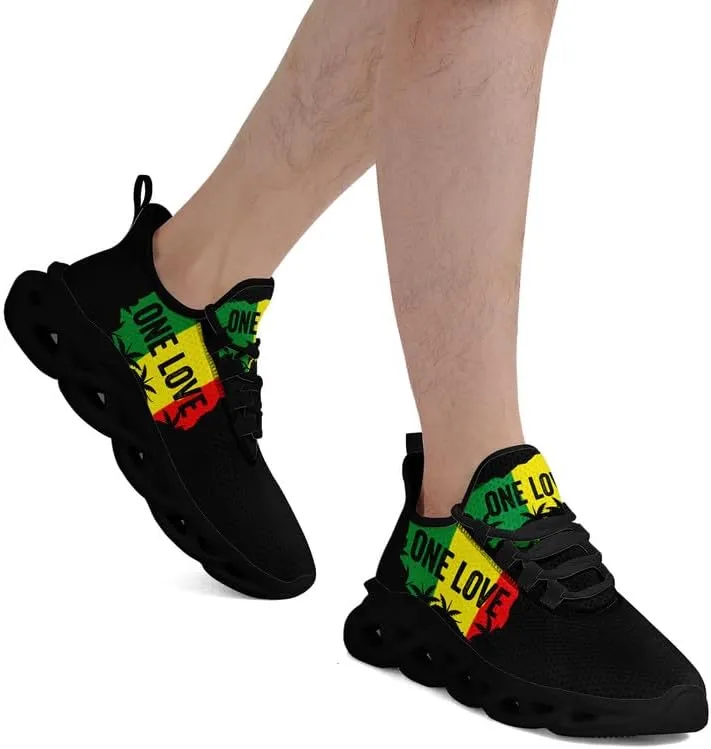 Custom Sneakers for Men and Women – One Love Personalized Shoes with Logo, Text, or Design | Lightweight Breathable Trainers | Gift, Branding, or Promotional Footwear