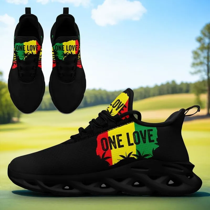 Custom Sneakers for Men and Women – One Love Personalized Shoes with Logo, Text, or Design | Lightweight Breathable Trainers | Gift, Branding, or Promotional Footwear