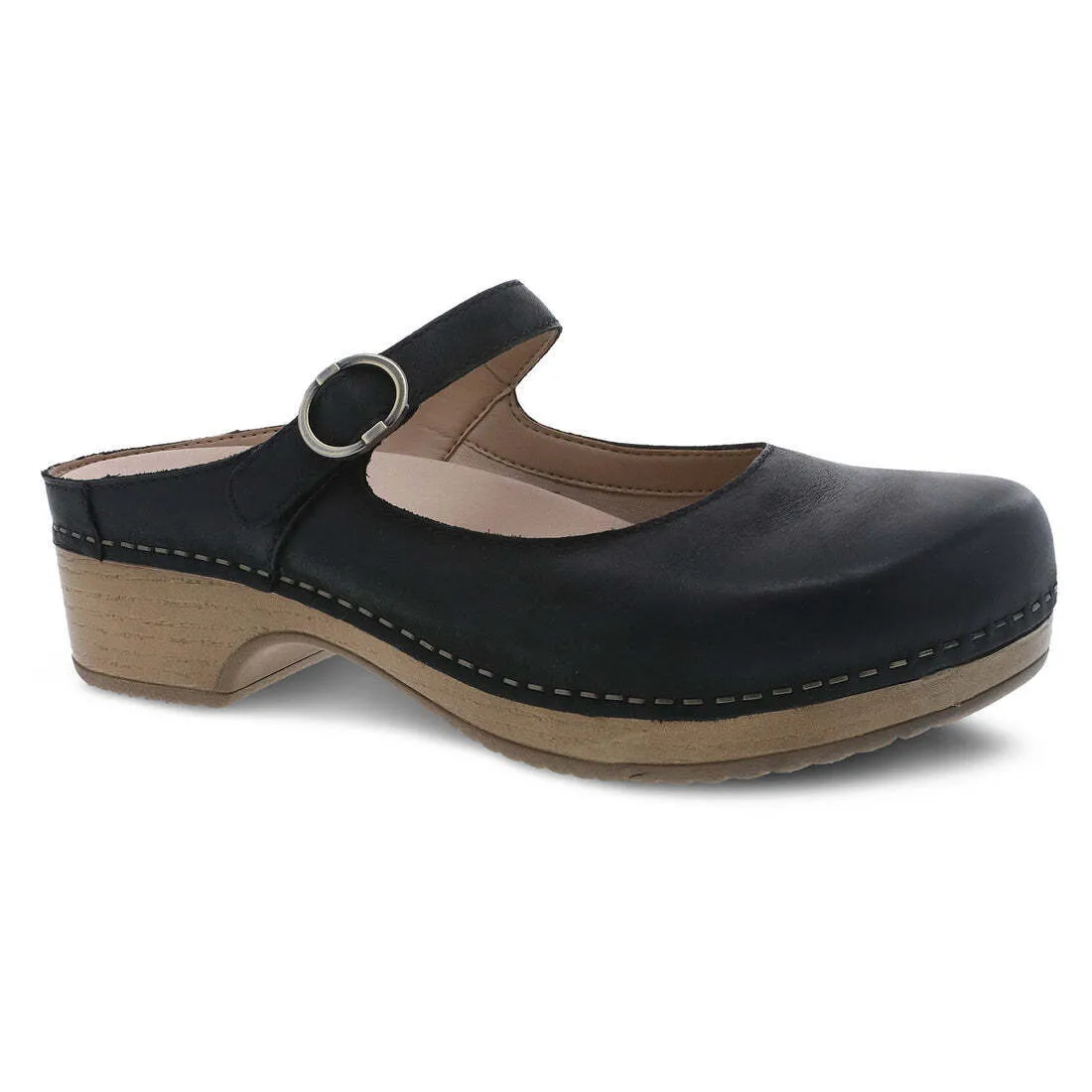 Dansko Women's Bria Black Burnished Nubuck 9435101600
