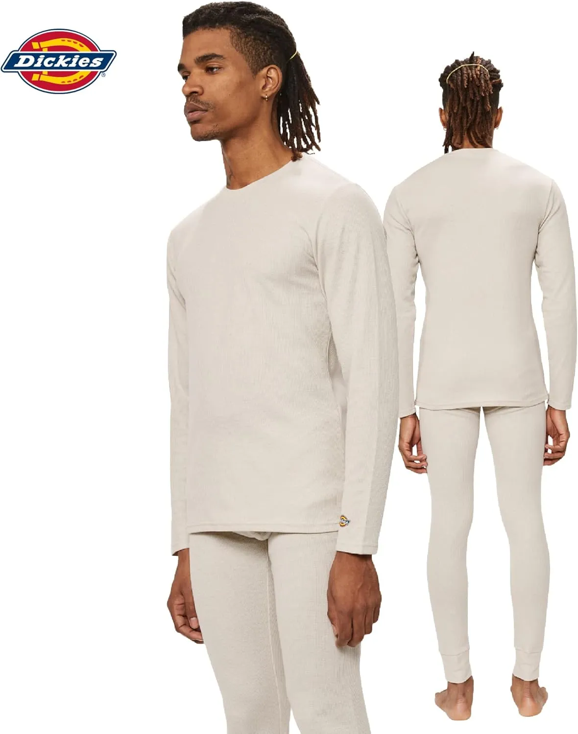 Dickies Mens Long Johns Thermal Underwear Set, 2 Piece Cold Weather Base Layer Set for Men
