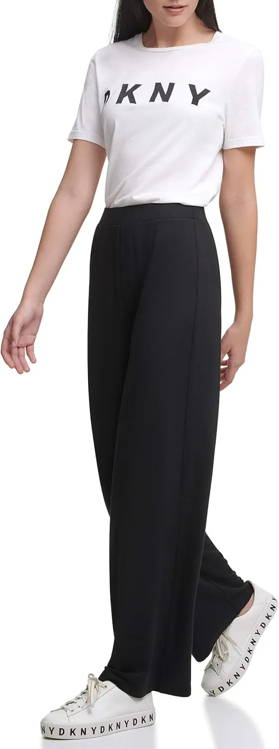 DKNY Women's Pull on Wide Leg Pant