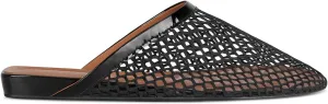DOEYG Mesh Ballet Flats for Women Buckle Strap Comfy Casual Office Fishnet Ballerina Flat Shoes