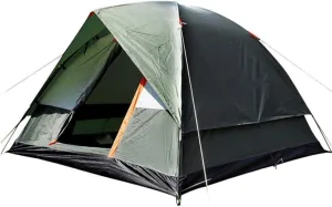 Dome Tent with Snow Skirt Double Layer Outdoor Windproof 3-4 Person Camping Hiking Tent