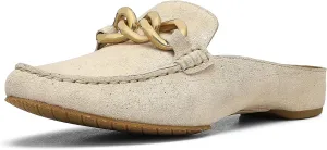 Donald Pliner Women's Bless Distressed Mules, Closed Toe Comfort Loafers, Slip On Mules for Women