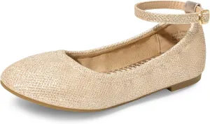 DREAM PAIRS Girls Dress Shoes Girl's Ballerina Flat Ankle Strap Ballet Flats (Toddler/Little Kid/Big Kid)