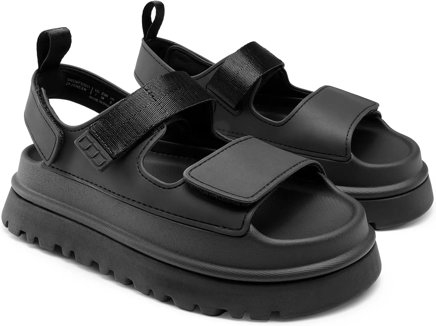 DREAM PAIRS Platform Wedges Sandals for Women Chunky Open Toe Dress Walking Comfortable Flat Sandals for Summer