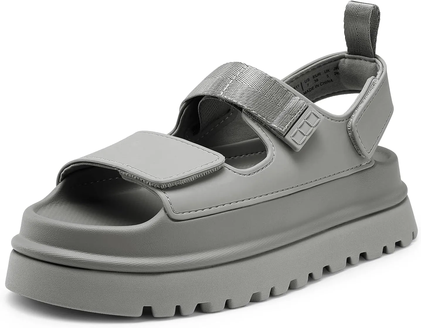 DREAM PAIRS Platform Wedges Sandals for Women Chunky Open Toe Dress Walking Comfortable Flat Sandals for Summer