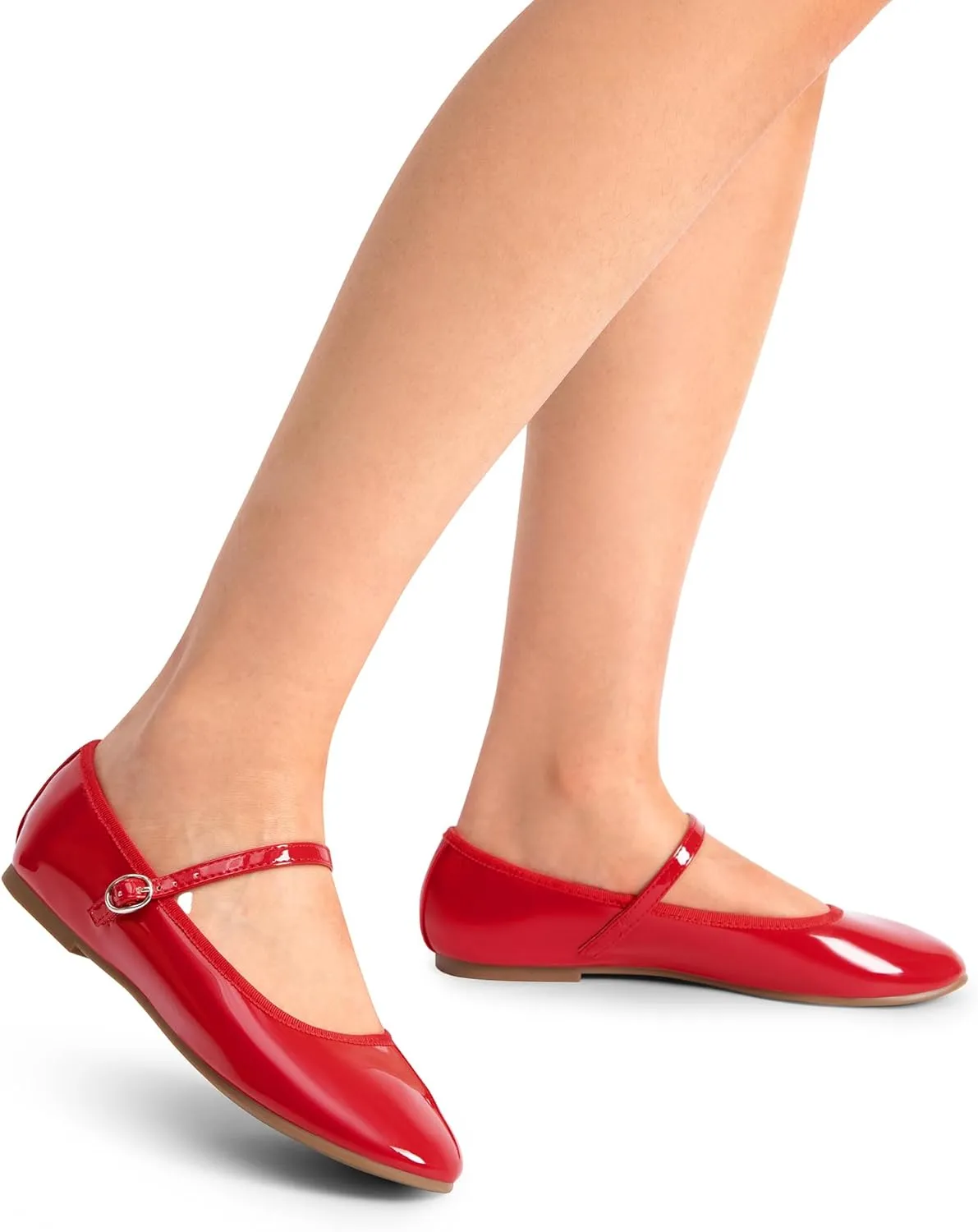 DREAM PAIRS Women's Ballet Flats Mary Jane Shoes, Round Toe Comfortable Dressy Casual Slip-on Work Daily Soft Flat Shoes