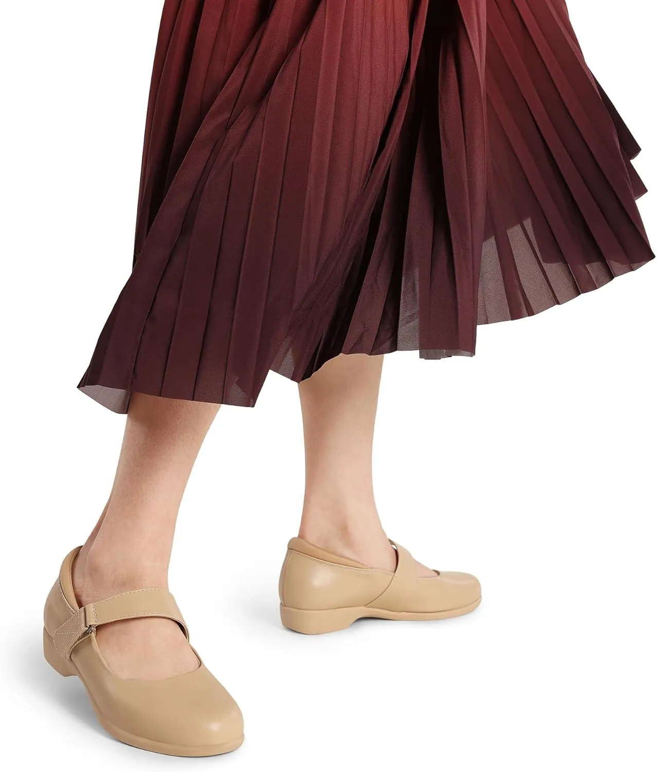 DREAM PAIRS Womens Ballet Mary Jane Flats, Comfortable Business Office Dress Shoes for Women Dressy and Work with Ankle Strap