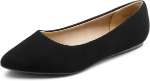 DREAM PAIRS Women's Dress Pointed Toe Flats Ballet Comfort Soft Slip On Casual Flat Shoes for Work Office Business