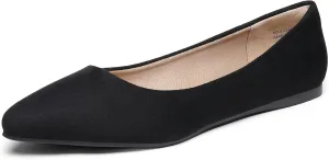 DREAM PAIRS Women's Dress Pointed Toe Flats Ballet Comfort Soft Slip On Casual Flat Shoes for Work Office Business