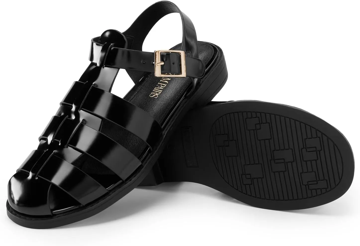 DREAM PAIRS Womens Fisherman Gladiator Braided Flat Sandal Cute Woven Strappy Closed Toe Shoes for Summer