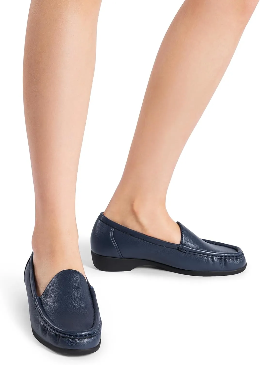 DREAM PAIRS Women's Loafers Slip On Casual Comfortable Lightweight Business Work Office Flat Shoes with Arch Support