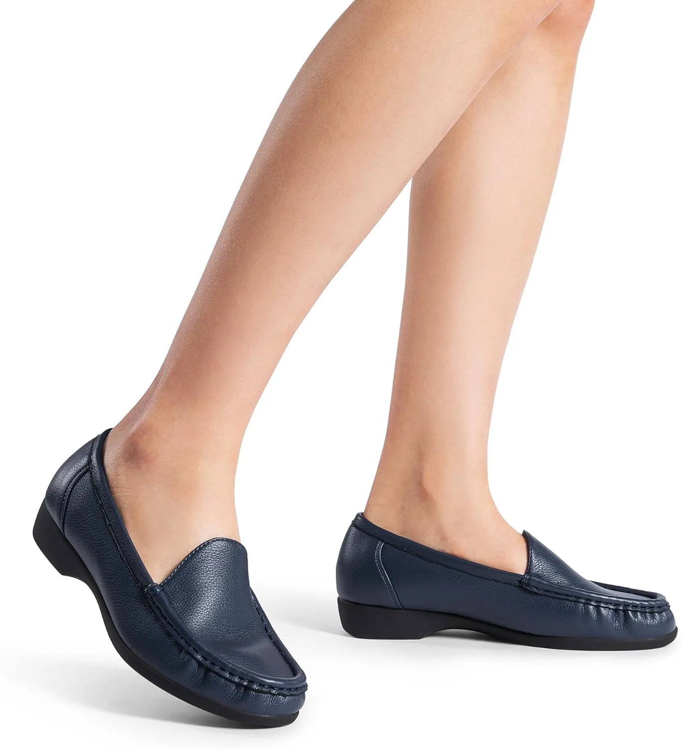 DREAM PAIRS Women's Loafers Slip On Casual Comfortable Lightweight Business Work Office Flat Shoes with Arch Support