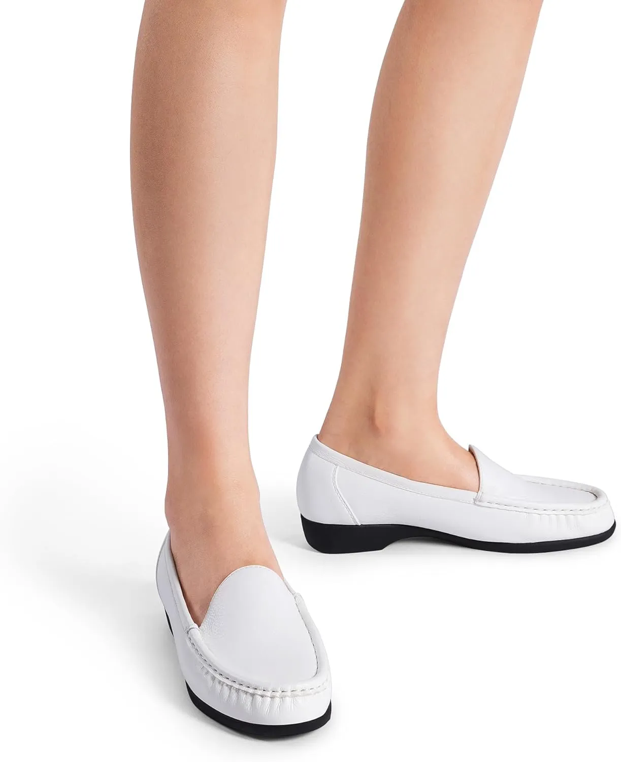 DREAM PAIRS Women's Loafers Slip On Casual Comfortable Lightweight Business Work Office Flat Shoes with Arch Support