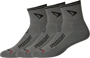 Drymax® Lite Trail Running Speedgoat 1/4 Crew 3-Pack Comfortable Socks for Men and Women
