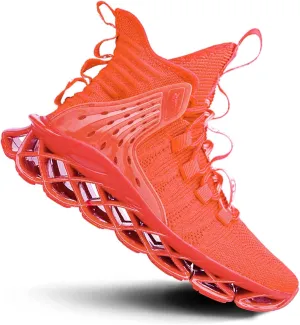 DUDHUH Running Shoes for Men Comfortable Athletic Cross Trainer Casual Walking Fashion Mens Tennis Sock Sneakers