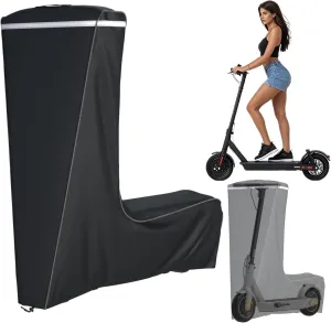 Electric Scooter Cover Rainproof for Outdoor Use - All Weather Protection Anti-UV, Universal Fit Adults Kids E-Scooter Accessories, with Dustproof Bag, 61x30x53 Inch