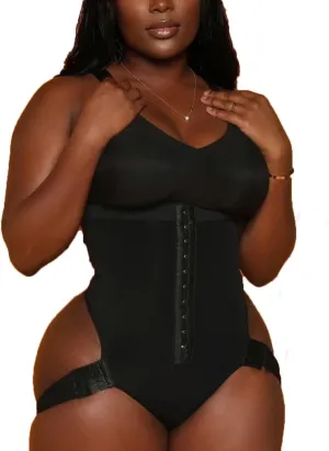 Elhada Fajas Shapewear Control Panties High Waist Cincher Full Girdles Body Shaper