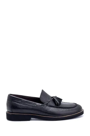 Erkek Deri Püskül Detaylı Loafer