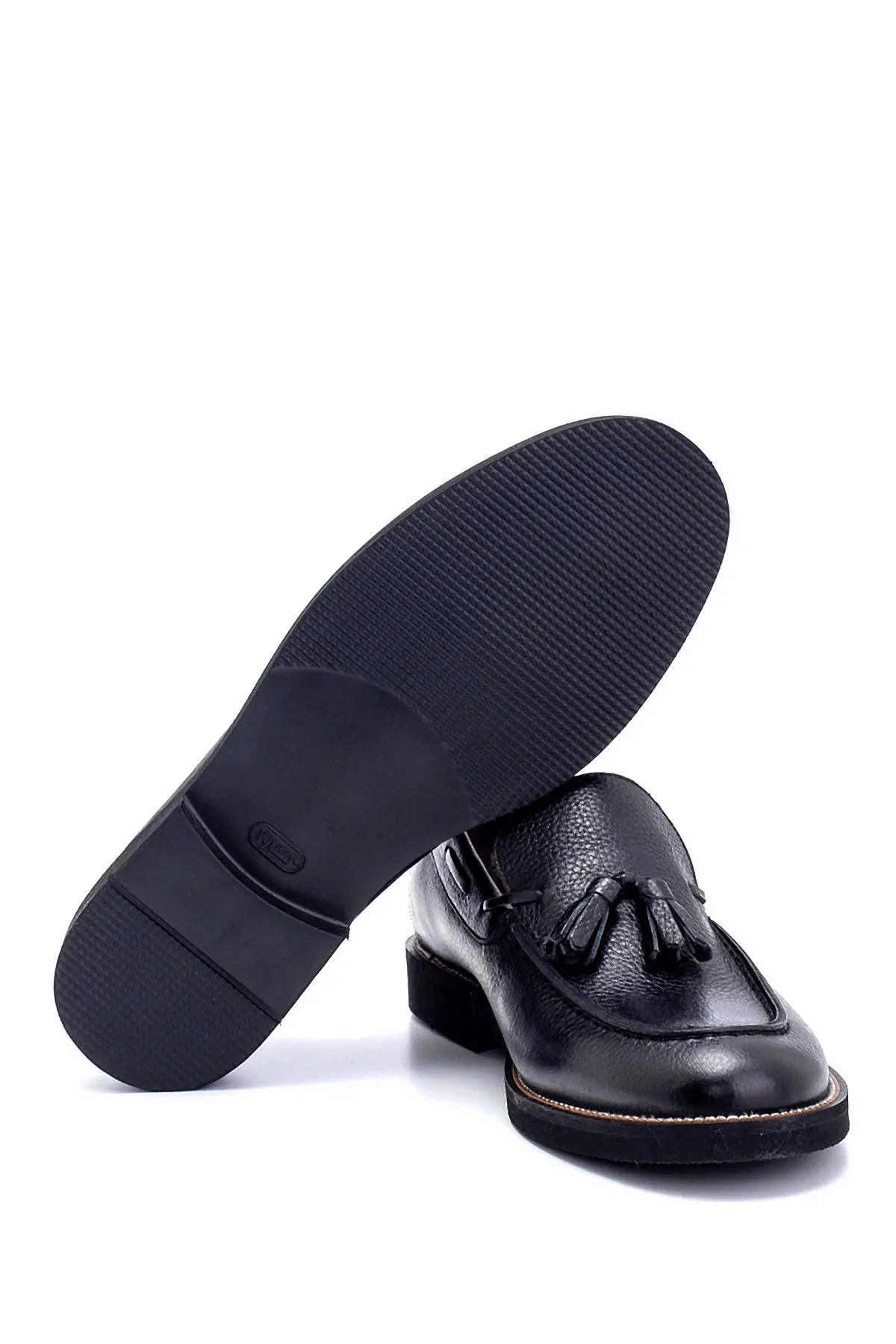 Erkek Deri Püskül Detaylı Loafer