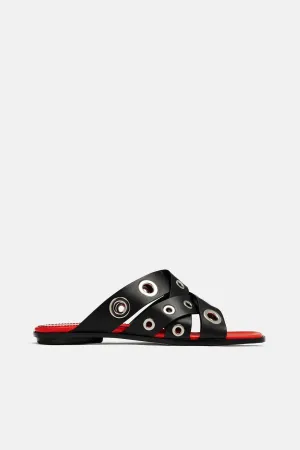 Exelet Flat Slide - Black