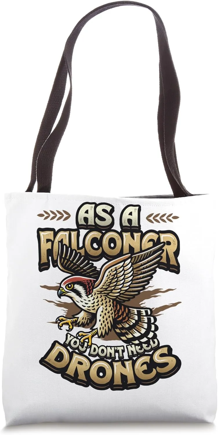 Falcon Trainer Hawk Falconry Tote Bag
