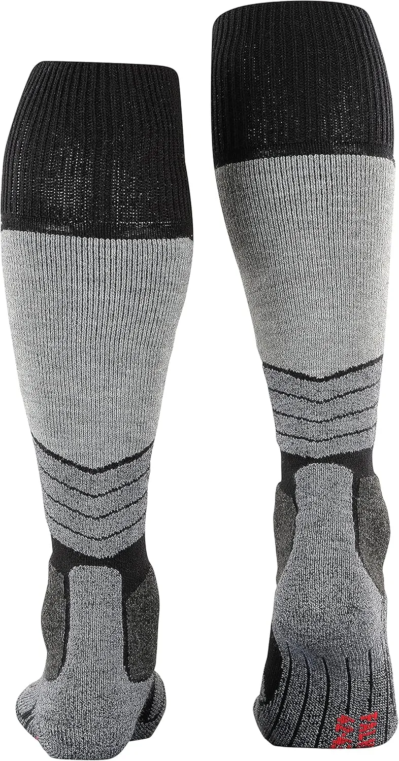 FALKE Men's SK1 Comfort Ski Socks, Merino Wool Silk, Cushioned, 1 Pair