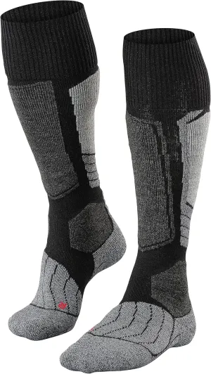 FALKE Men's SK1 Comfort Ski Socks, Merino Wool Silk, Cushioned, 1 Pair