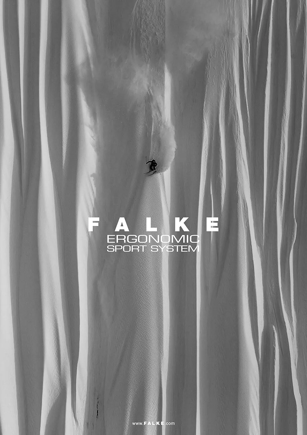 FALKE Men's SK1 Comfort Ski Socks, Merino Wool Silk, Cushioned, 1 Pair