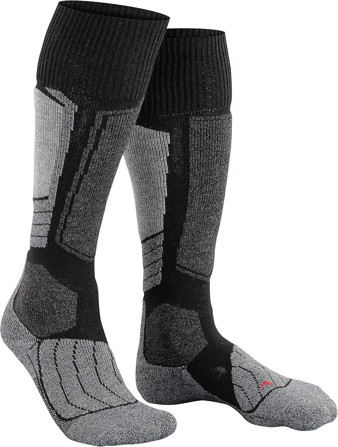 FALKE Men's SK1 Comfort Ski Socks, Merino Wool Silk, Cushioned, 1 Pair