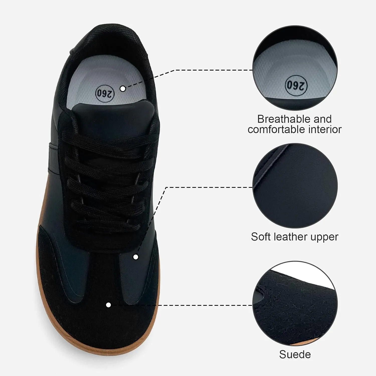 Fashion Sneakers for Women Men, Classic Casual Retro Trainer Shoes Low-Top Comfortable Breathable Walking Flat Tennis Shoes