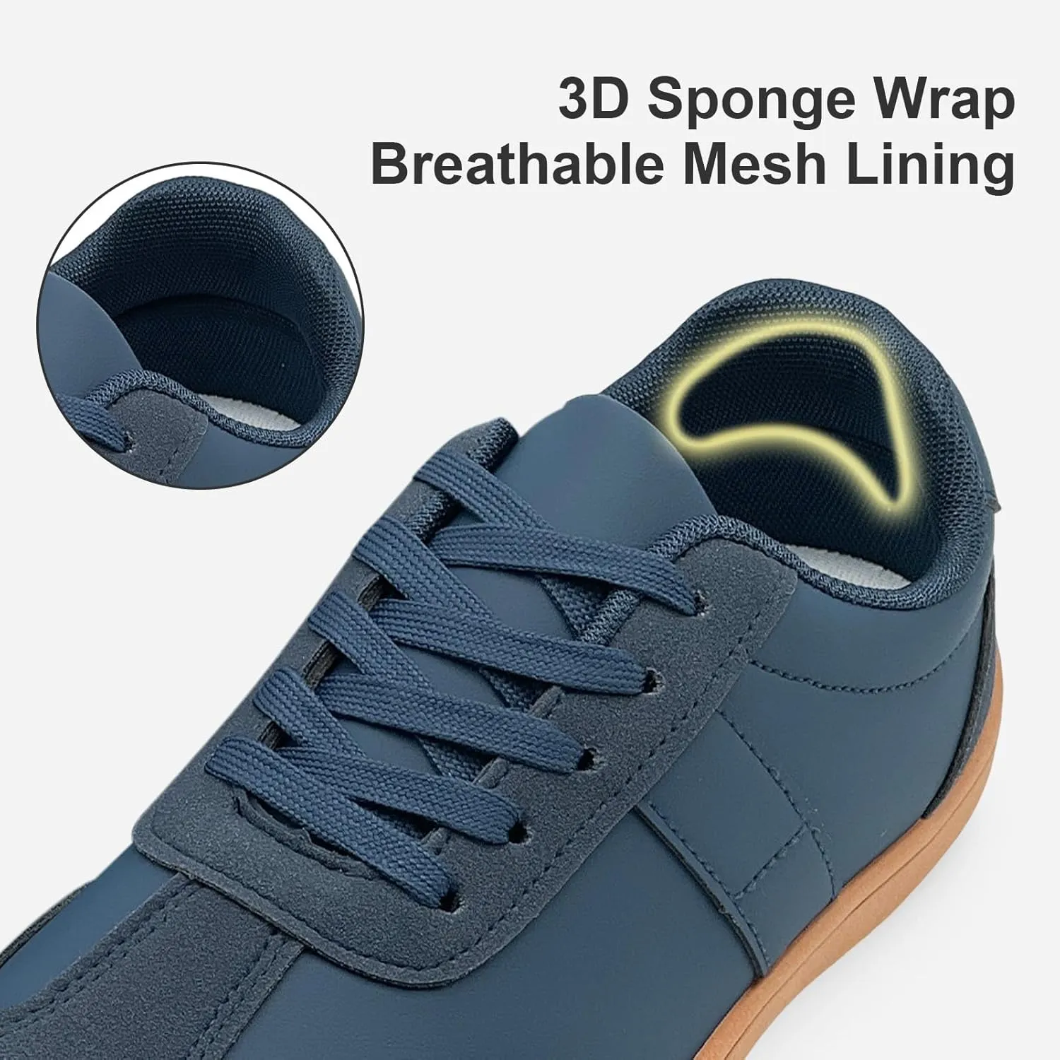Fashion Sneakers for Women Men, Classic Casual Retro Trainer Shoes Low-Top Comfortable Breathable Walking Flat Tennis Shoes