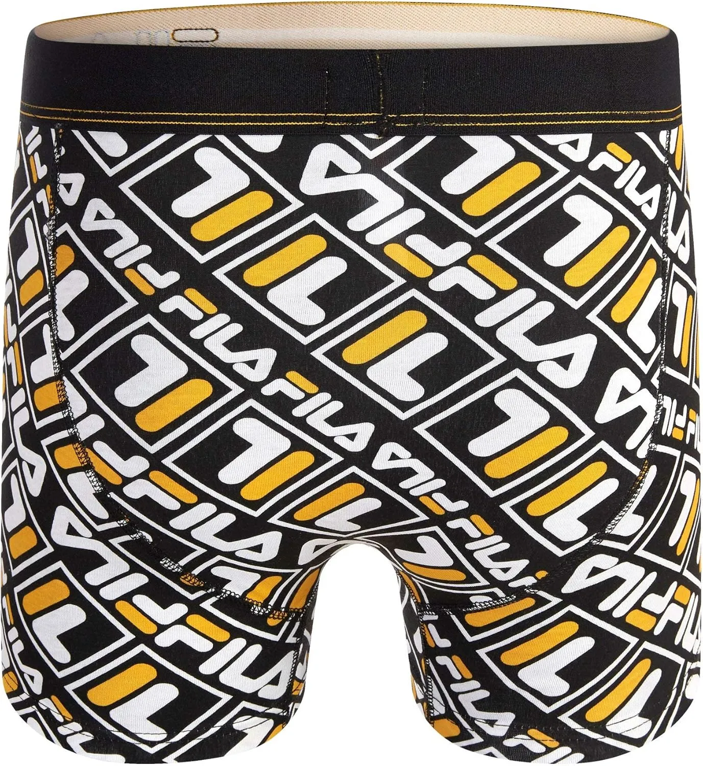 Fila Men's 3" No Fly Boxer Brief with Built in Pouch Support (2-Pack of Trunk Briefs)