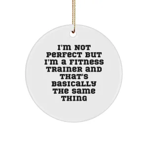 Fitness Gifts Funny Trainers Circle for Full-featured range Unique Fitness Gifts Christmas Trainer from On-demand delivery Quote Ornament, Friends,