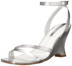 Franco Sarto Womens L-Franca Loafer Silver 10 M