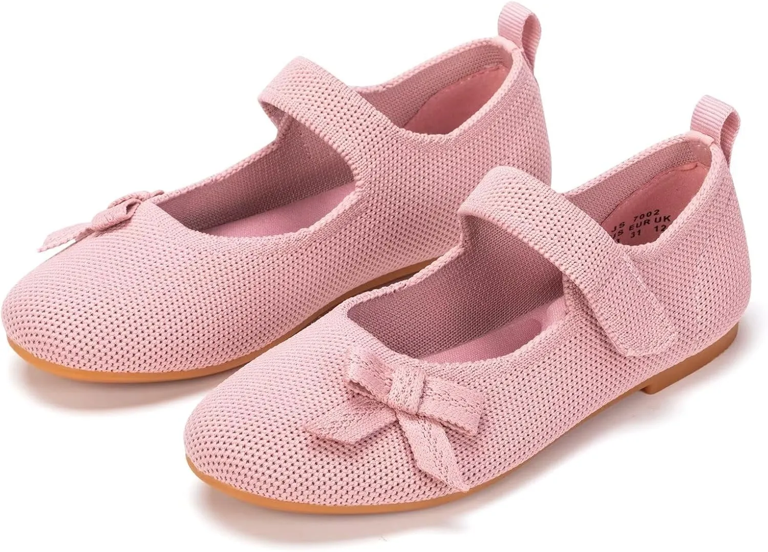 Frank Mully Girls Dress Shoes Mary Janes Girl Flats Slip on Ballet Flat Party School Shoes with Bow Toddler/Little Kid/Big Kid