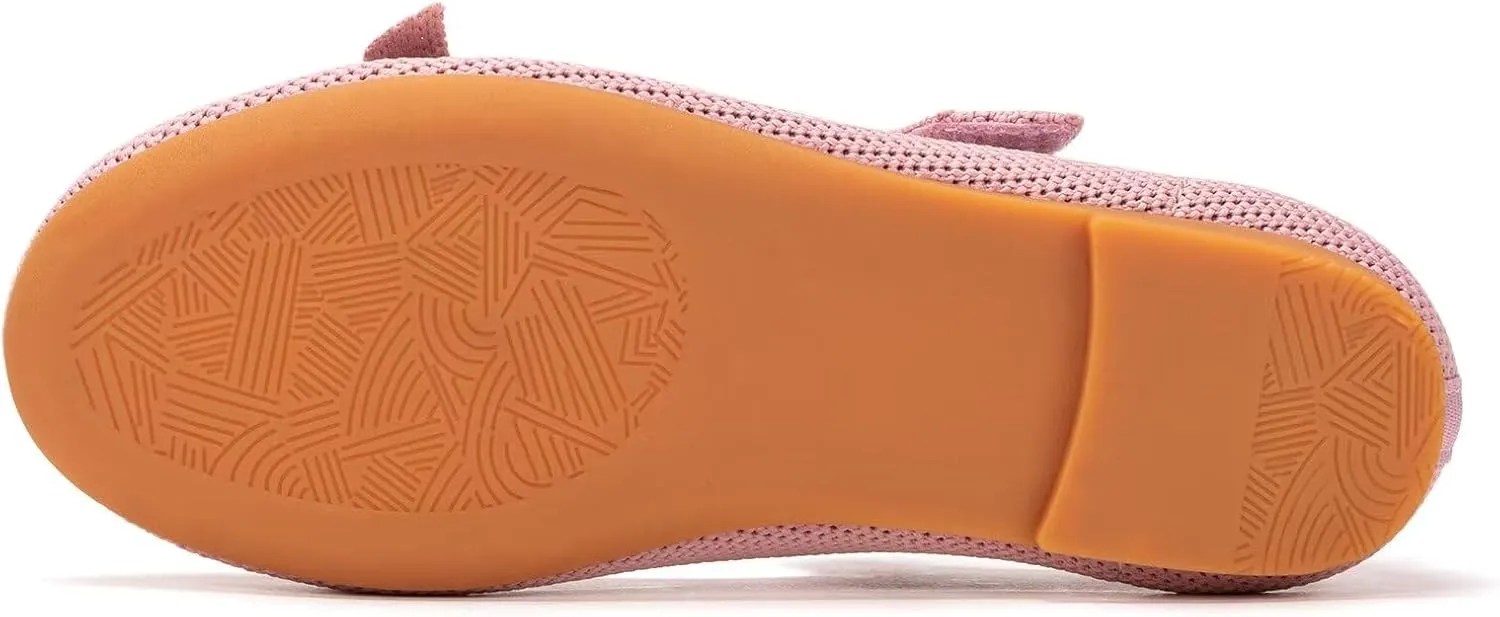 Frank Mully Girls Dress Shoes Mary Janes Girl Flats Slip on Ballet Flat Party School Shoes with Bow Toddler/Little Kid/Big Kid