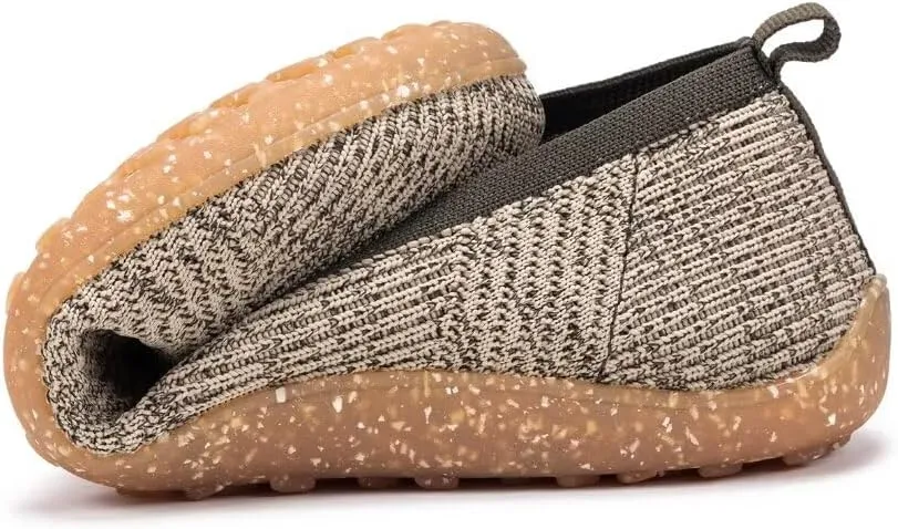 Frank Mully Womens Flat Shoes Wide Toe Box Knitted Flats Comfort Wide Width Walking Flats