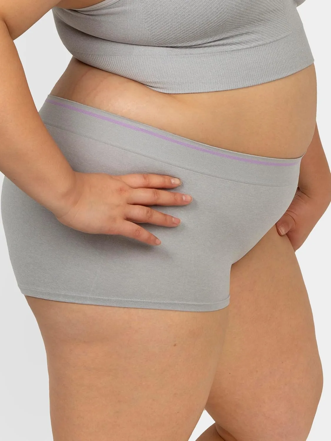 Fruit of the Loom A Fresh Collection Hey Shorty 3-Pack Seamless Boyshorts for Women’s Everyday Comfort