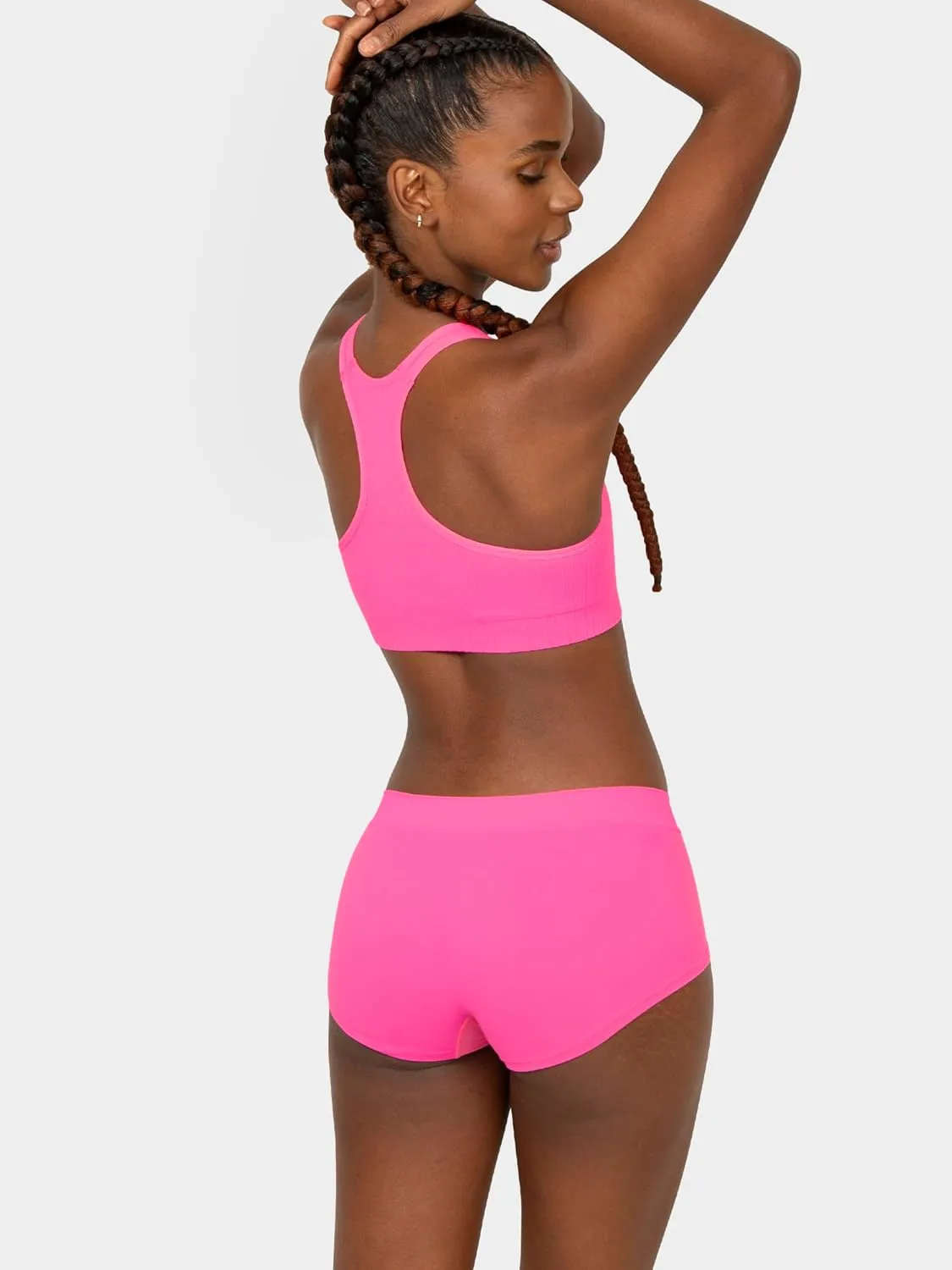 Fruit of the Loom A Fresh Collection Hey Shorty 3-Pack Seamless Boyshorts for Women’s Everyday Comfort